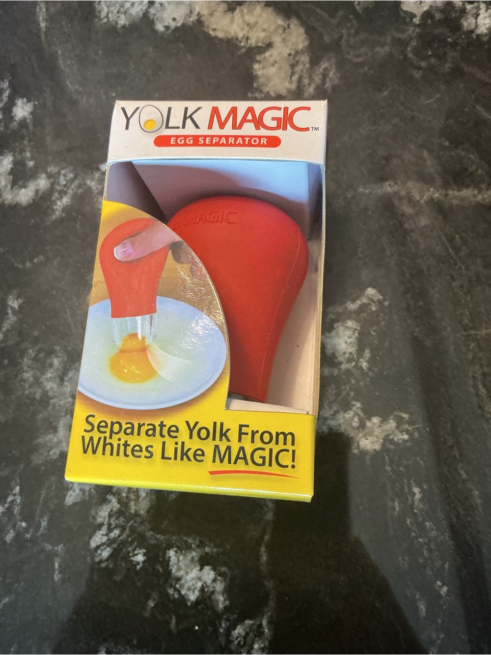 Egg Separate Yolk Magic Separator Whites BPA Free Red Squeeze